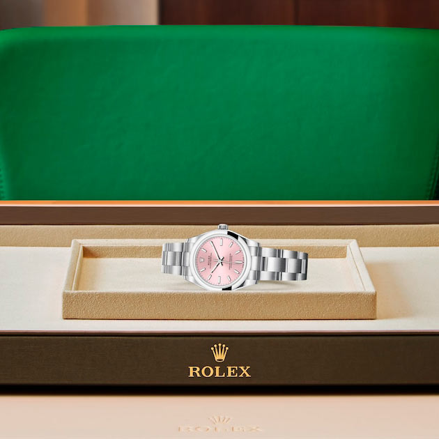 Exposición en la joyeria del reloj Rolex Oyster Perpetual 31 Acero Oystersteel ref: M277200-0004