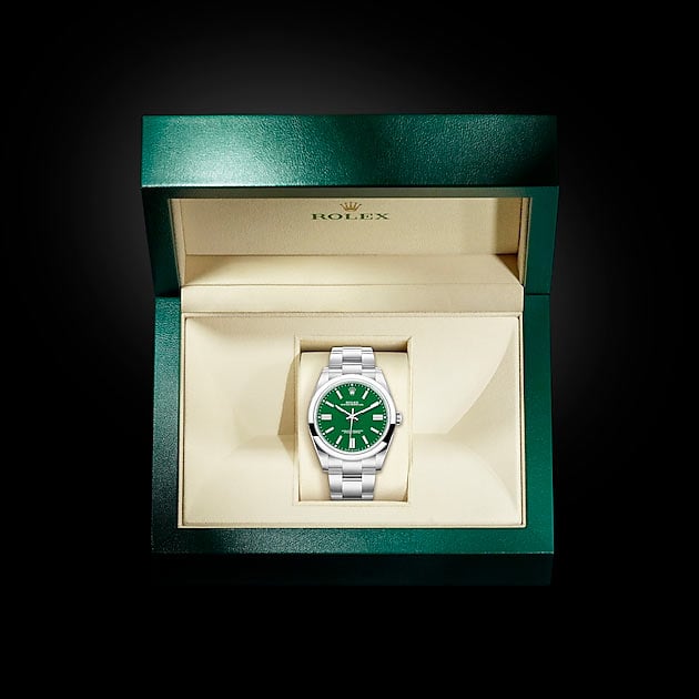 Packaging del reloj Rolex Oyster Perpetual 41 Acero Oystersteel ref: M124300-0005