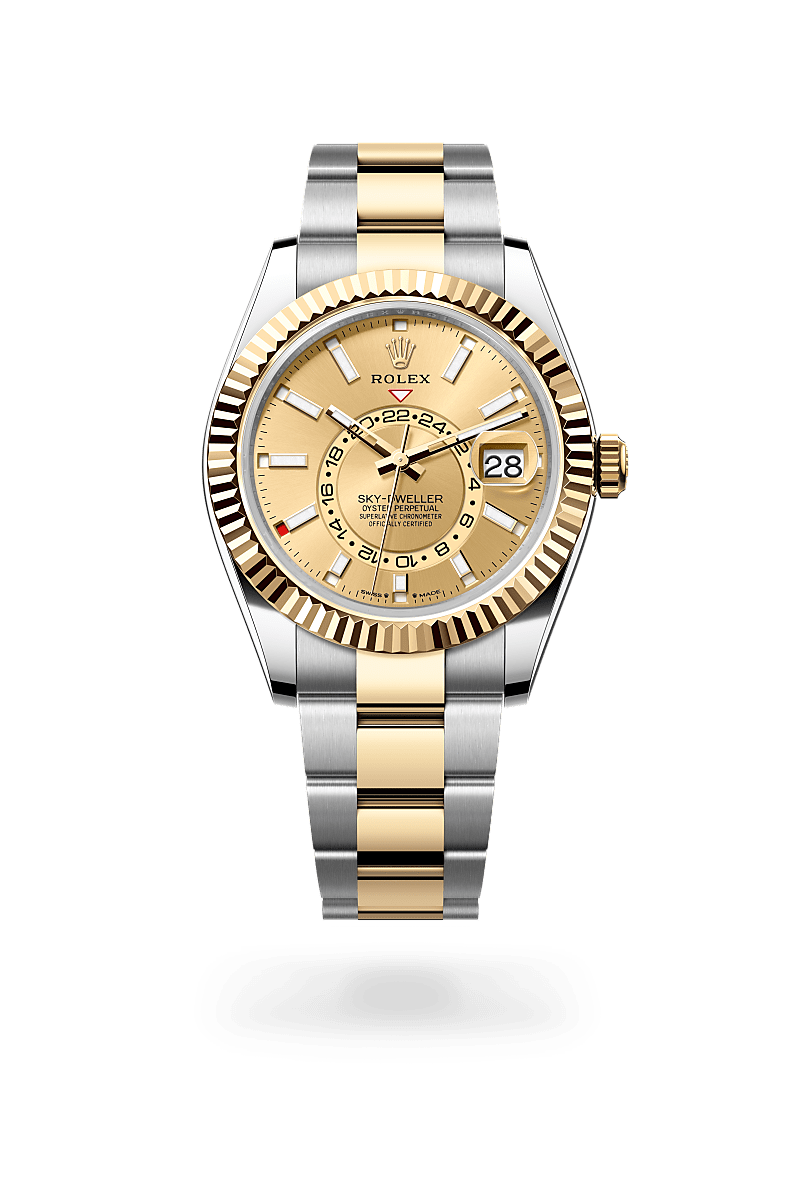 Rolex Sky-Dweller Rolesor amarillo combinación de acero Oystersteel y oro amarillo ref: M336933-0001