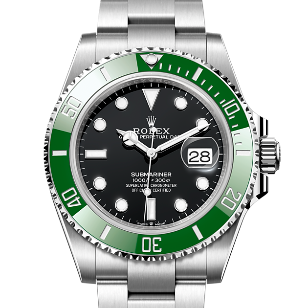 Rolex Submariner in Oystersteel, M126610LV-0002