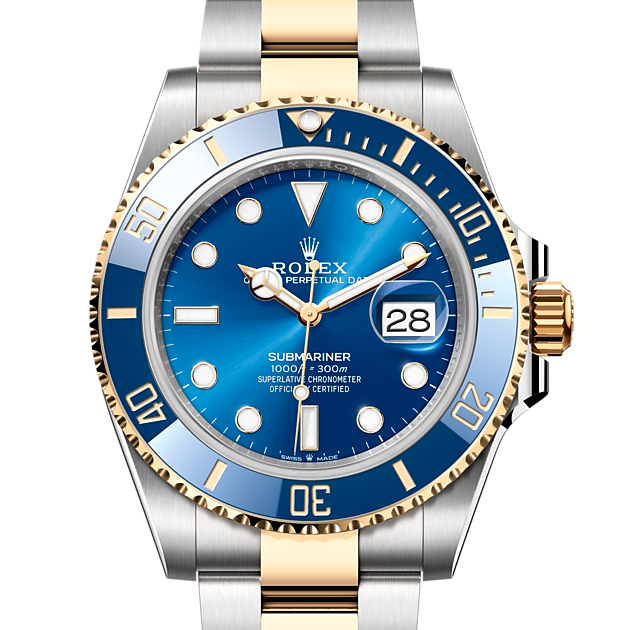 Rolex Submariner Date Rolesor amarillo combinación de acero Oystersteel y oro amarillo ref: M126613LB-0002