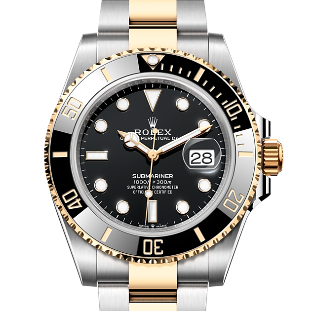 Rolex Submariner Date Rolesor amarillo combinación de acero Oystersteel y oro amarillo ref: M126613LN-0002