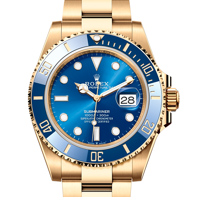 Rolex Submariner Date Oro amarillo de 18 quilates ref: M126618LB-0002