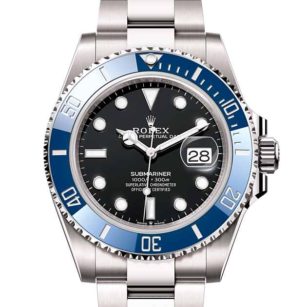 Rolex Submariner Date in 18 ct white gold, M126619LB-0003