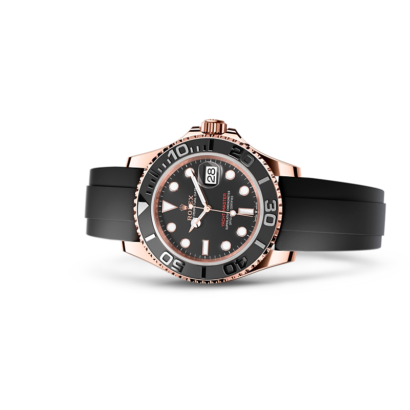 Detalle del brazalete del Rolex Yacht-Master 40 Oro Everose de 18 quilates ref: M126655-0002