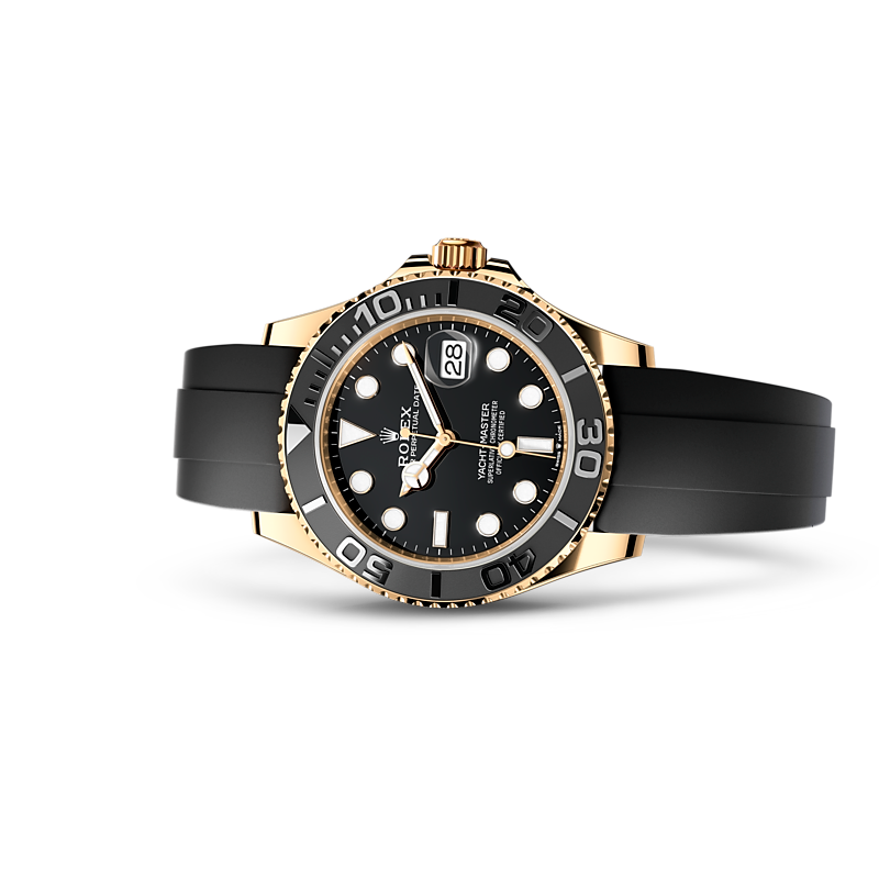 Detalle del brazalete del Rolex Yacht-Master 42 Oro amarillo de 18 quilates ref: M226658-0001