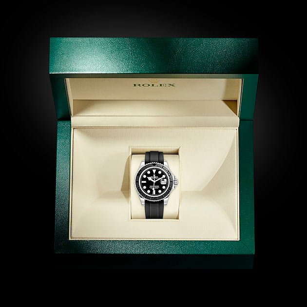 Packaging del reloj Rolex Yacht-Master 42 Oro blanco de 18 quilates ref: M226659-0002