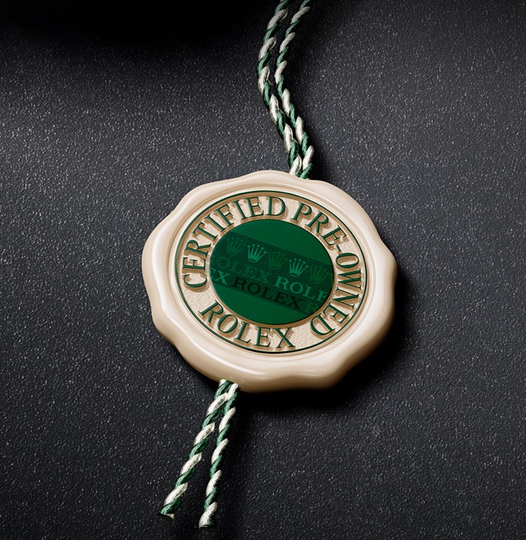 Sello de calidad certificada Rolex Certified Pre-owned