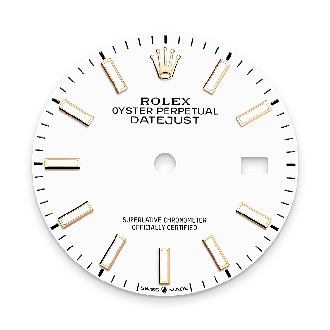 White dial