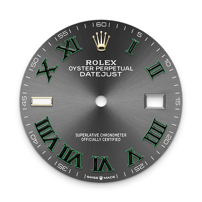 Esfera pizarra del reloj Rolex Datejust 36 II M126233-0035