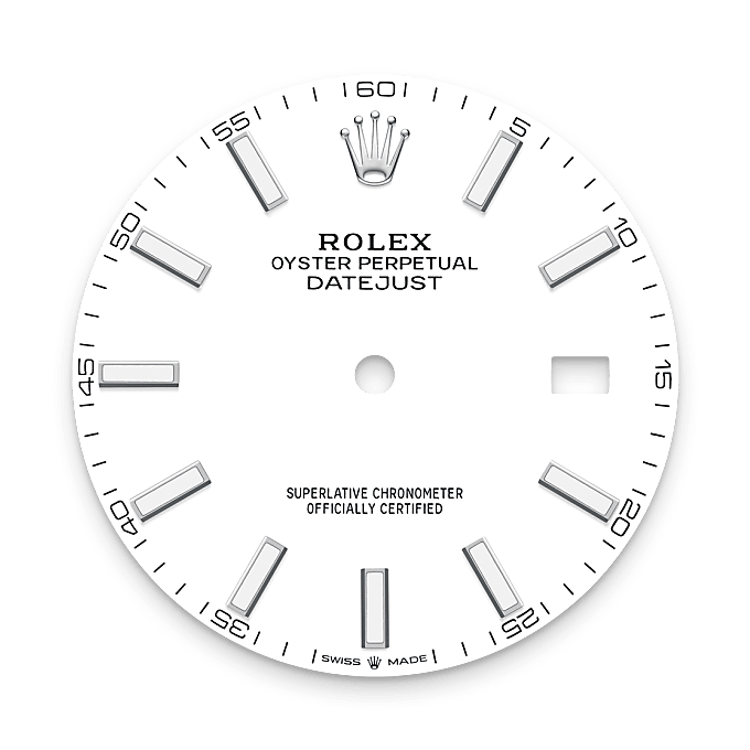 White dial