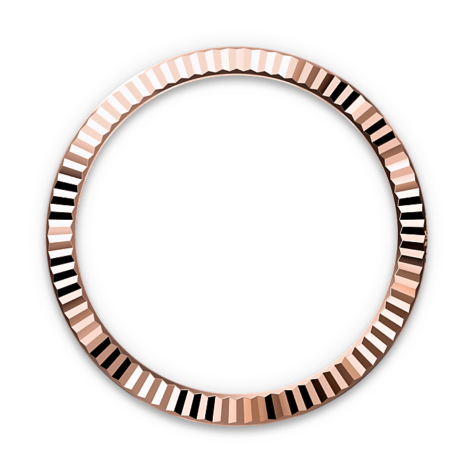 Bisel estriado del reloj Rolex Datejust 41 II M126331-0001