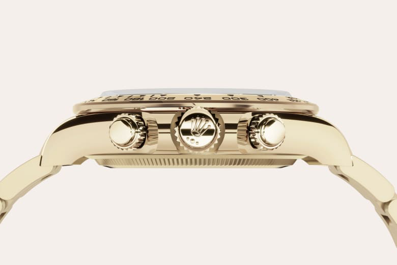 Oro amarillo de 18 quilates del reloj Rolex Cosmograph Daytona || M126508-0008