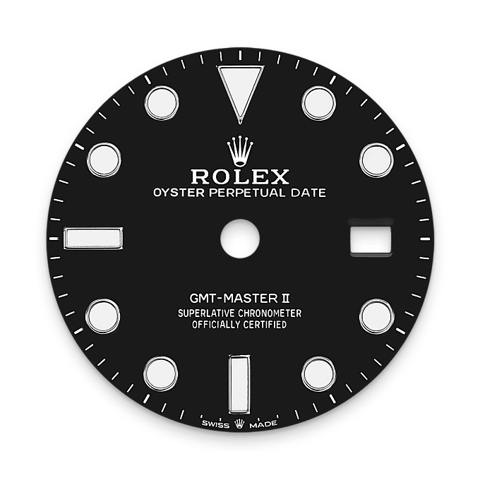 Esfera negra del reloj Rolex GMT-Master II II M126710BLNR-0003