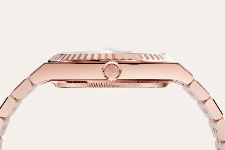 Oro Everose de 18 quilates del reloj Rolex Land-Dweller 36 || M127235-0001
