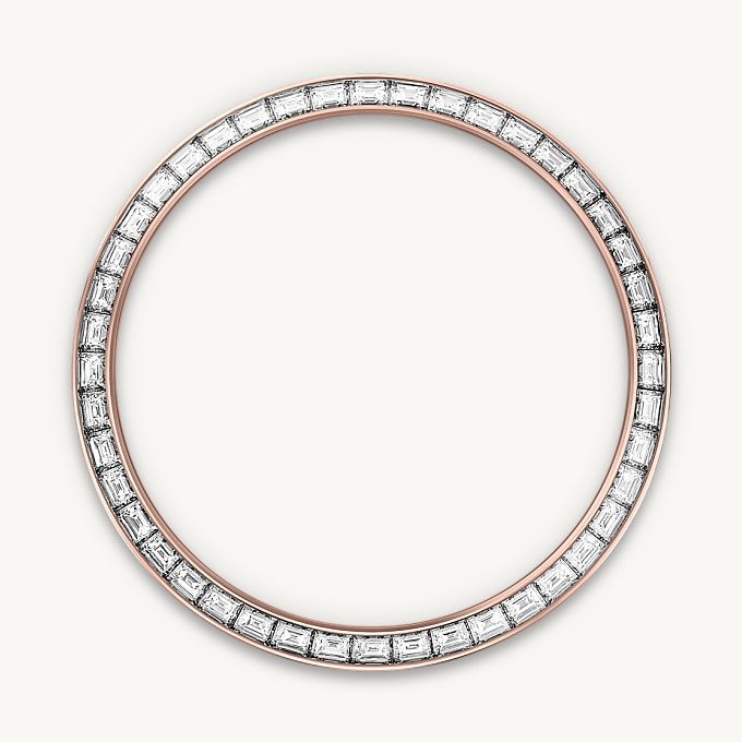 Bisel engastado de diamantes del reloj Rolex Land-Dweller 36 || M127285TBR-0002