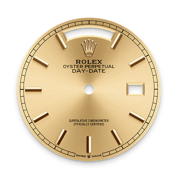 Champagne-colour dial