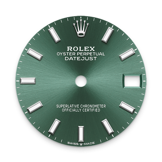 Esfera verde menta del reloj Rolex Datejust 31 II M278274-0018