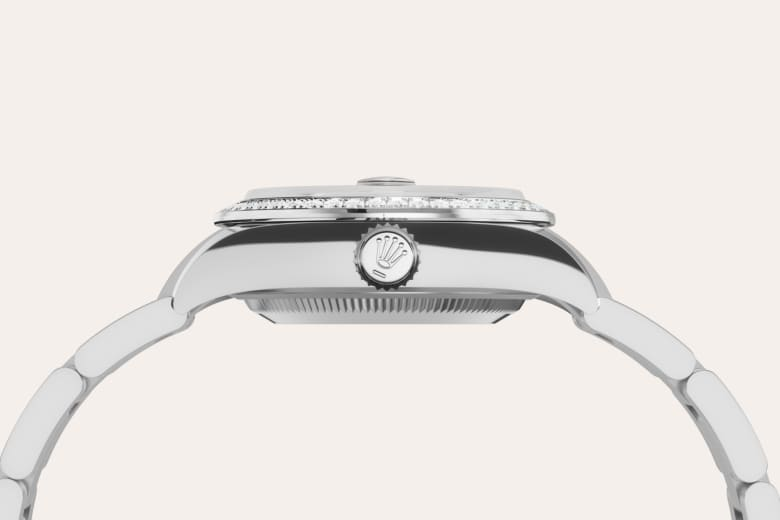 Rolesor blanco del reloj Rolex Lady‑Datejust M279384RBR-0004
