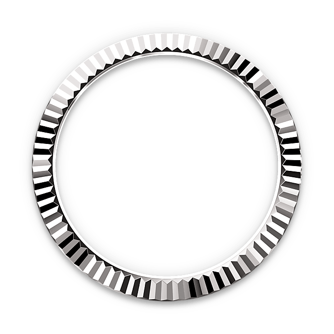 El bisel estriado del reloj Rolex Sky-Dweller II M336934-0001