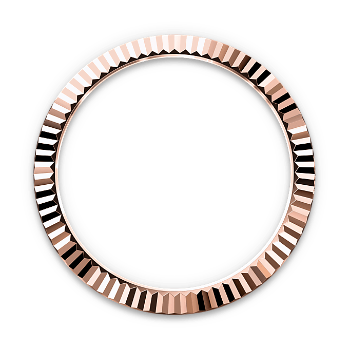 El bisel estriado del reloj Rolex Sky-Dweller II M336935-0001