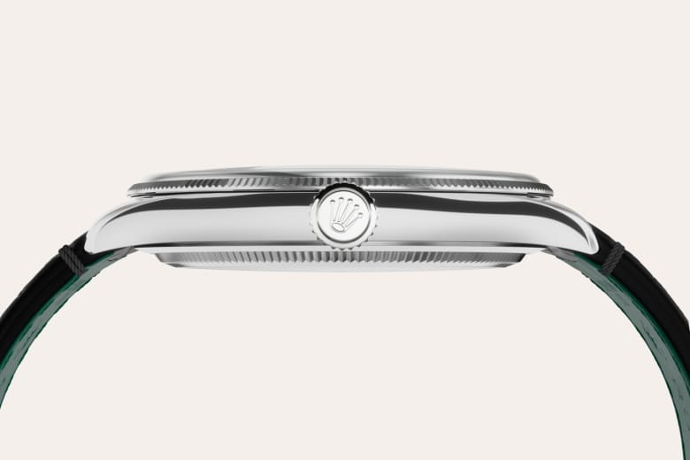Oro blanco de 18 quilates del reloj Rolex 1908 M52509-0002