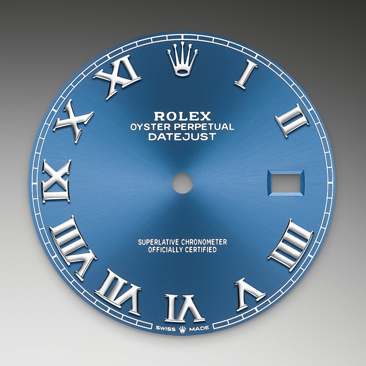 Esfera azul azzurro del reloj Rolex Datejust 41 M126300-0018