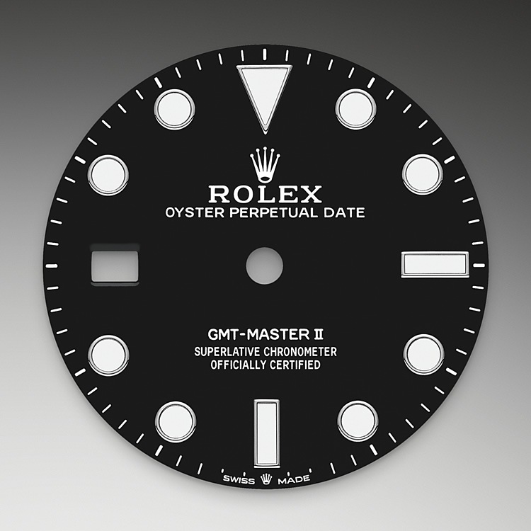 Esfera negra del reloj Rolex GMT-Master II M126720VTNR-0001