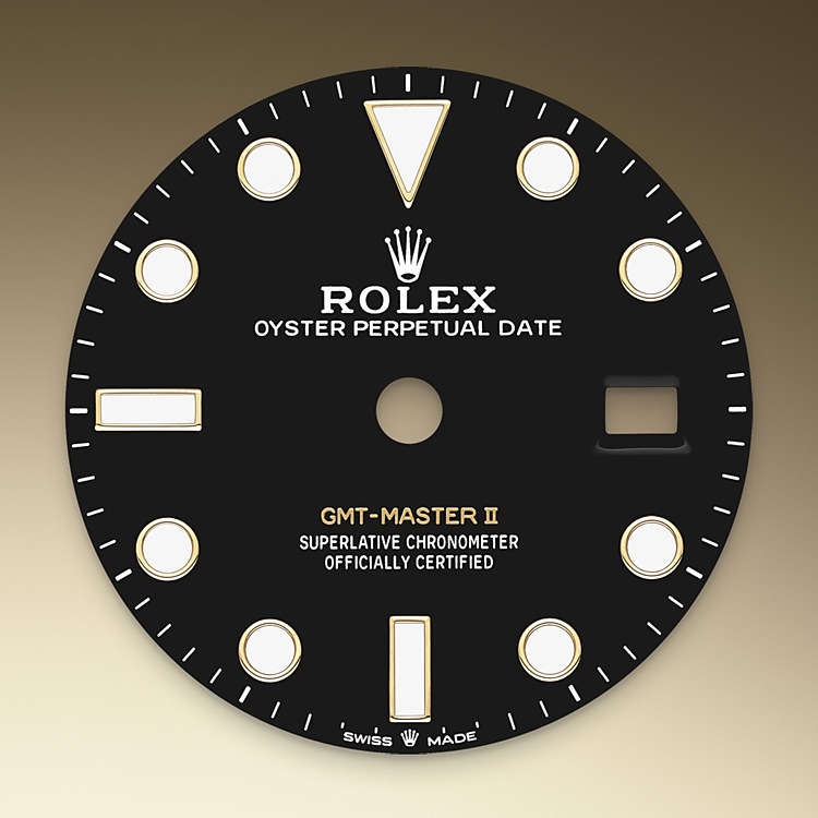 Esfera negra del reloj Rolex GMT-Master II M126713GRNR-0001