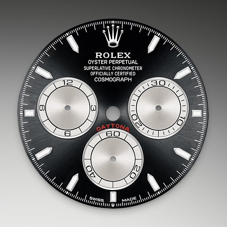 Bright black and steel dial - Rolex Cosmograph Daytona M126509-0001
