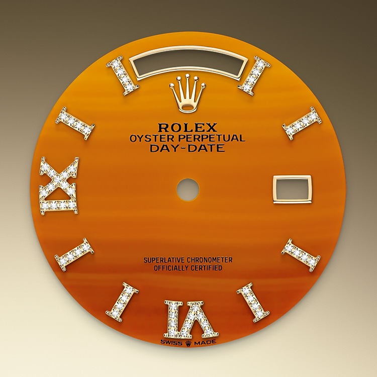 Esfera cornalina del reloj Rolex Day‑Date 36 M128348RBR-0049