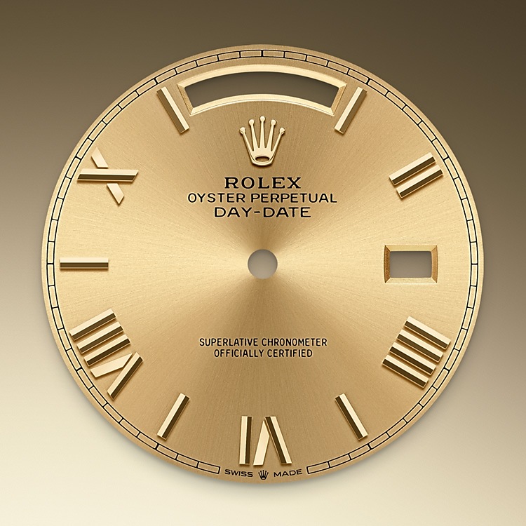 Champagne-colour dial - Rolex Day‑Date 40 M228238-0006