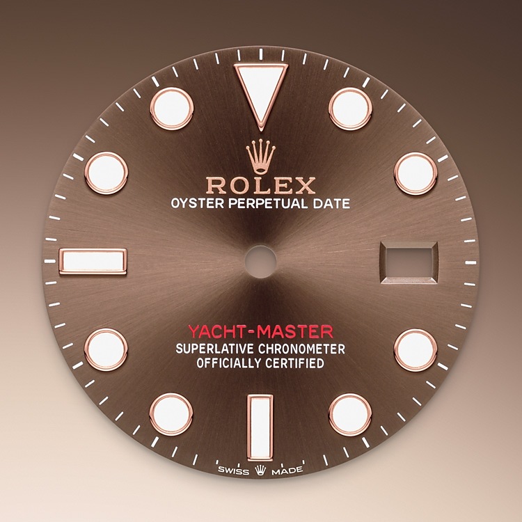 Esfera chocolate del reloj Rolex Yacht-Master 40 M126621-0001