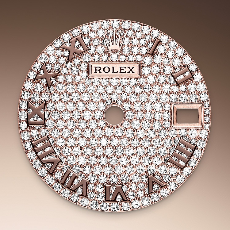 Esfera pavé diamantes del reloj Rolex Lady‑Datejust M279135RBR-0021