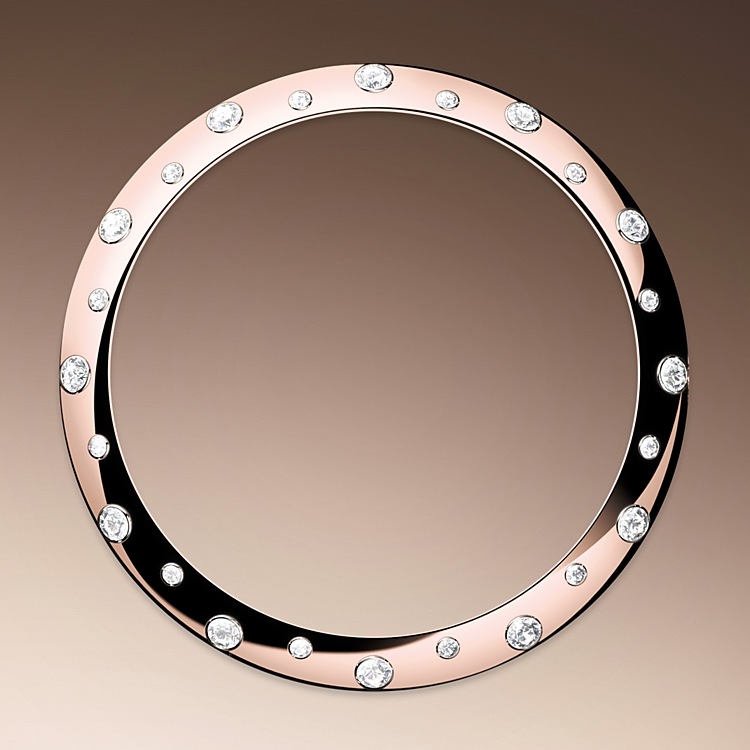 Bisel engastado de diamantes del reloj Rolex Datejust 31 M278341RBR-0029