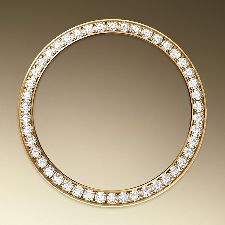 Bisel engastado de diamantes del reloj Rolex Lady‑Datejust M279383RBR-0019