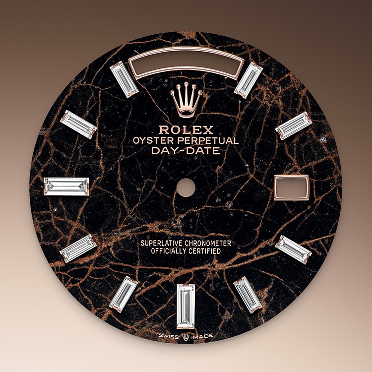 Esfera Eisenkiesel del reloj Rolex Day‑Date 40 M228345RBR-0016