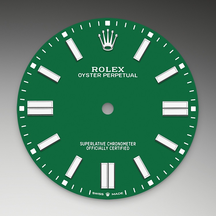 Green Dial - Rolex Oyster Perpetual 41 M124300-0005