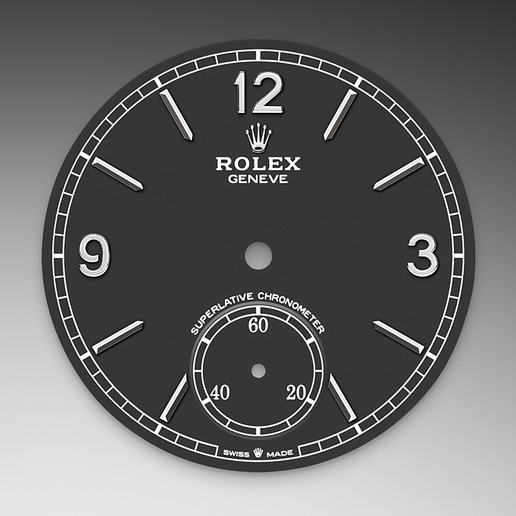 Esfera negro intenso del reloj Rolex 1908 M52509-0002