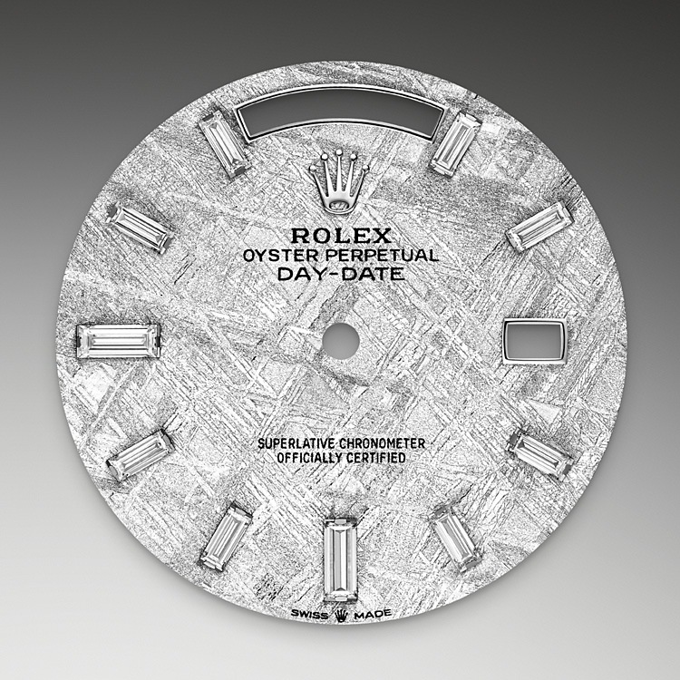Esfera meteorito del reloj Rolex Day‑Date 40 M228349RBR-0040
