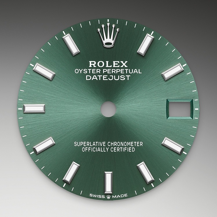 Esfera verde menta del reloj Rolex Datejust 31 M278274-0018