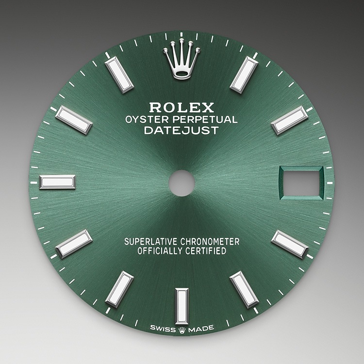 Esfera verde menta del reloj Rolex Datejust 31 M278274-0018