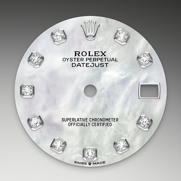 Esfera de nácar del reloj Rolex Datejust 31 M278384RBR-0008