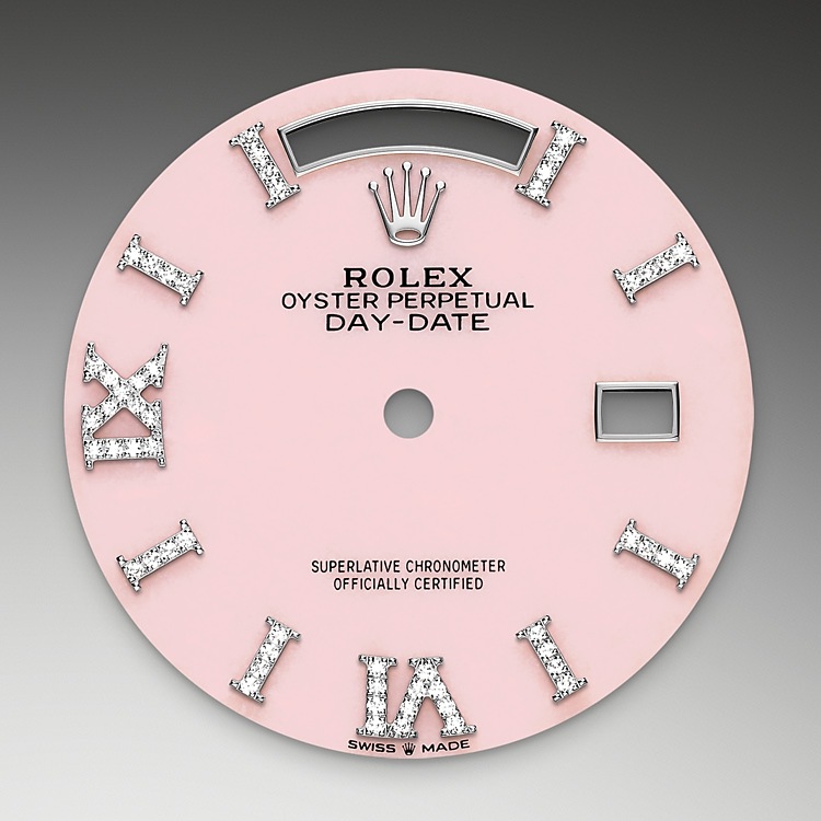 Esfera de ópalo rosa del reloj Rolex Day‑Date 36 M128349RBR-0008