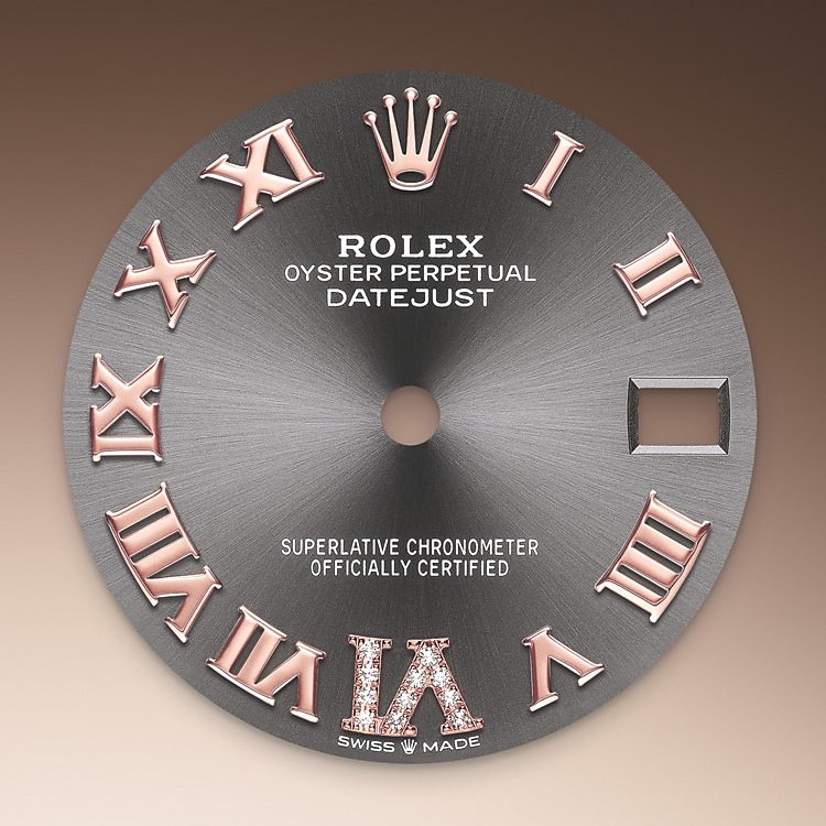 Esfera pizarra del reloj Rolex Datejust 31 M278341RBR-0029