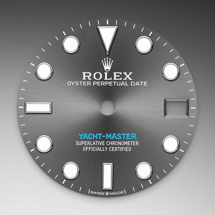 Esfera pizarra del reloj Rolex Yacht-Master 37 M268622-0002