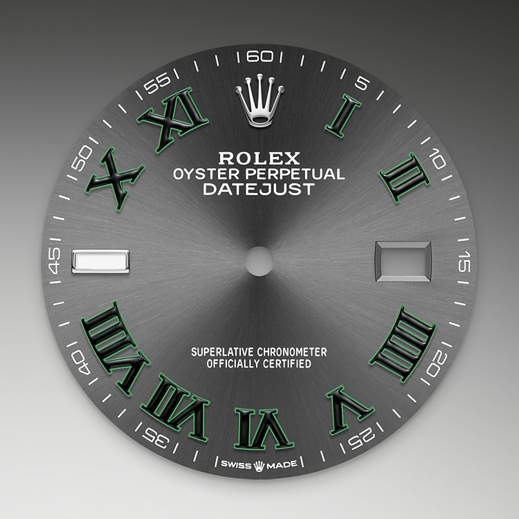 Esfera pizarra del reloj Rolex Datejust 36 M126234-0046