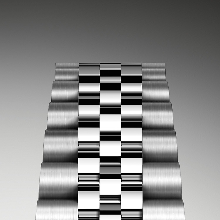 El brazalete Jubilee del reloj Rolex Datejust 41 M126300-0018