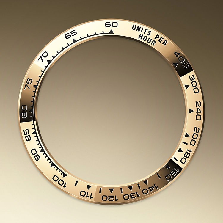 La escala taquimétrica del reloj Rolex Cosmograph Daytona M126503-0003