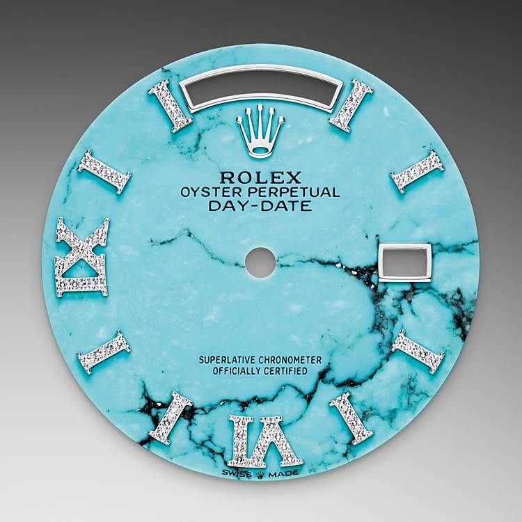 Esfera turquesa del reloj Rolex Day‑Date 36 M128349RBR-0031